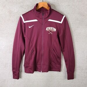 Nike Jacket Women S Maroon Dri-Fit Atherton Field Hockey High School Player Worn